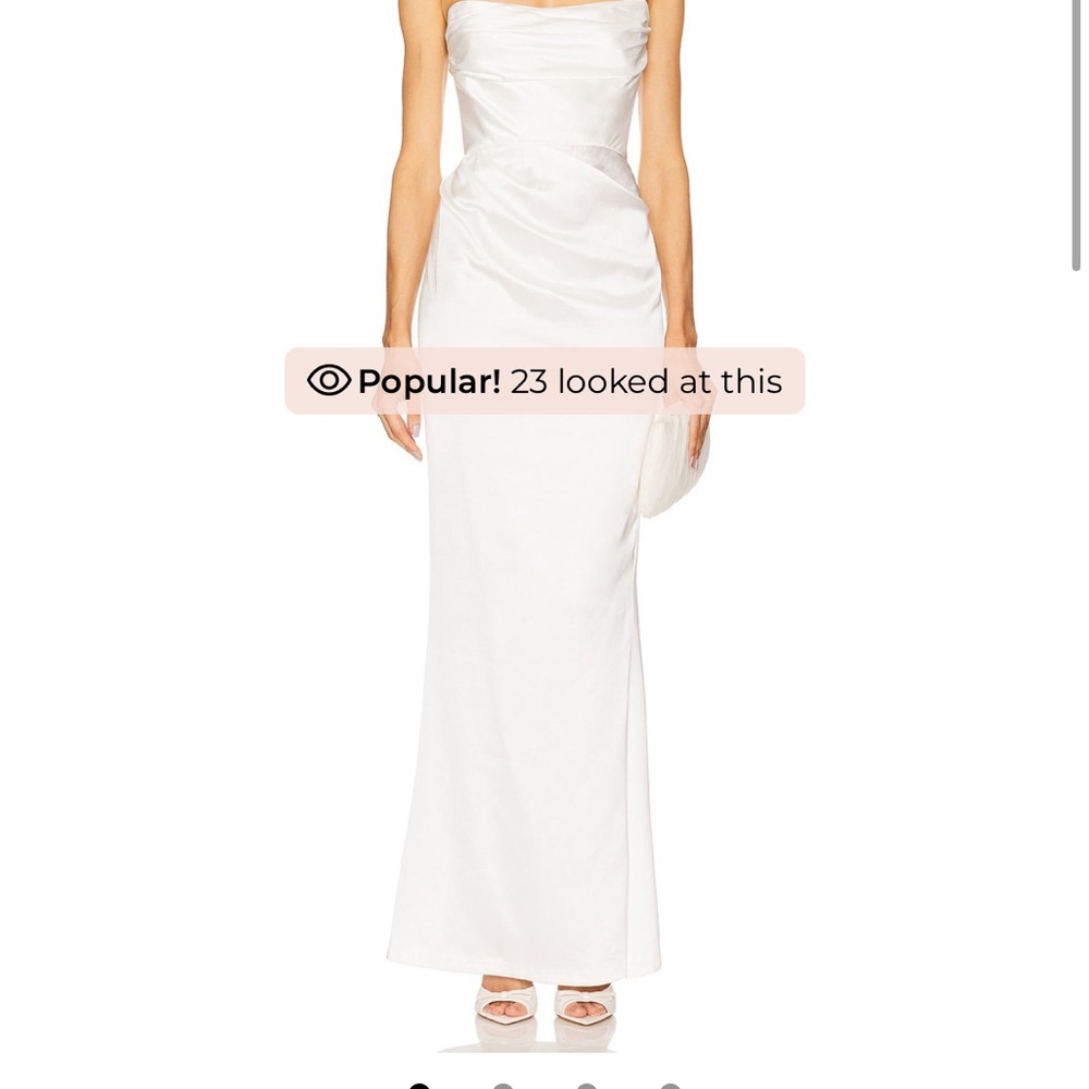 Nookie Strapless White Gown